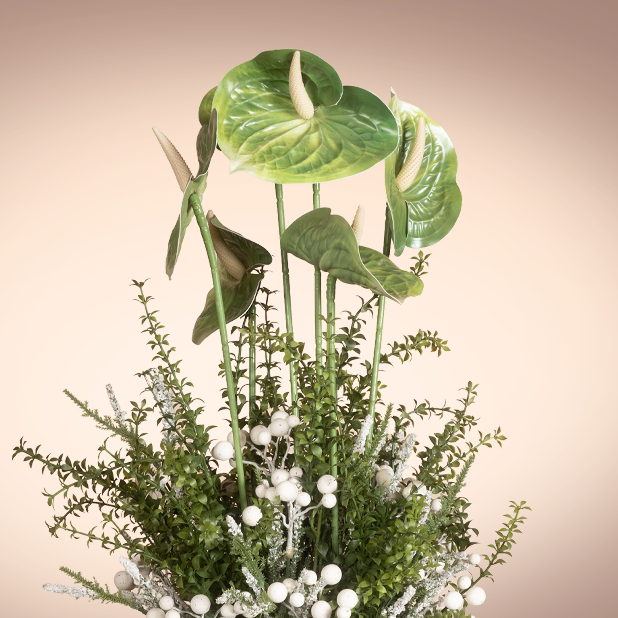 Green Anthurium Arrangement