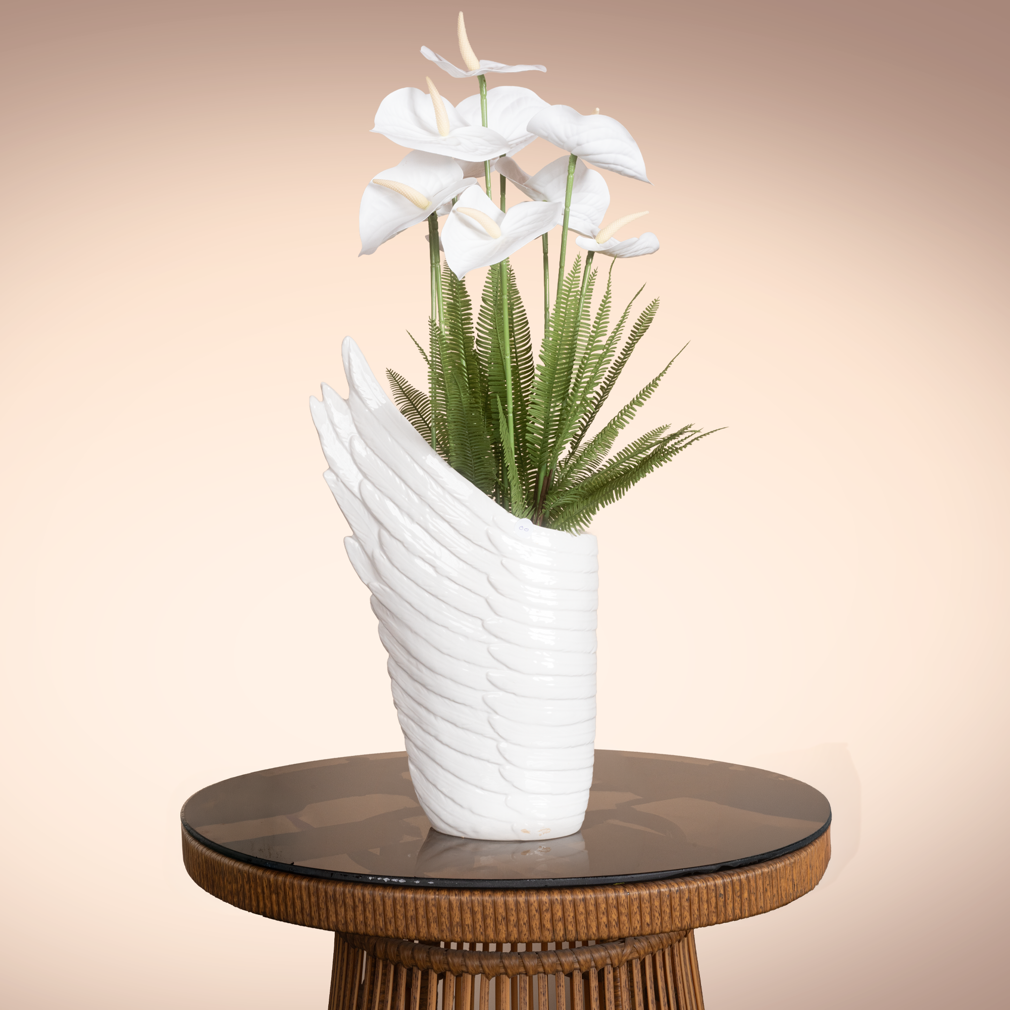 White Anthurium Arrangement