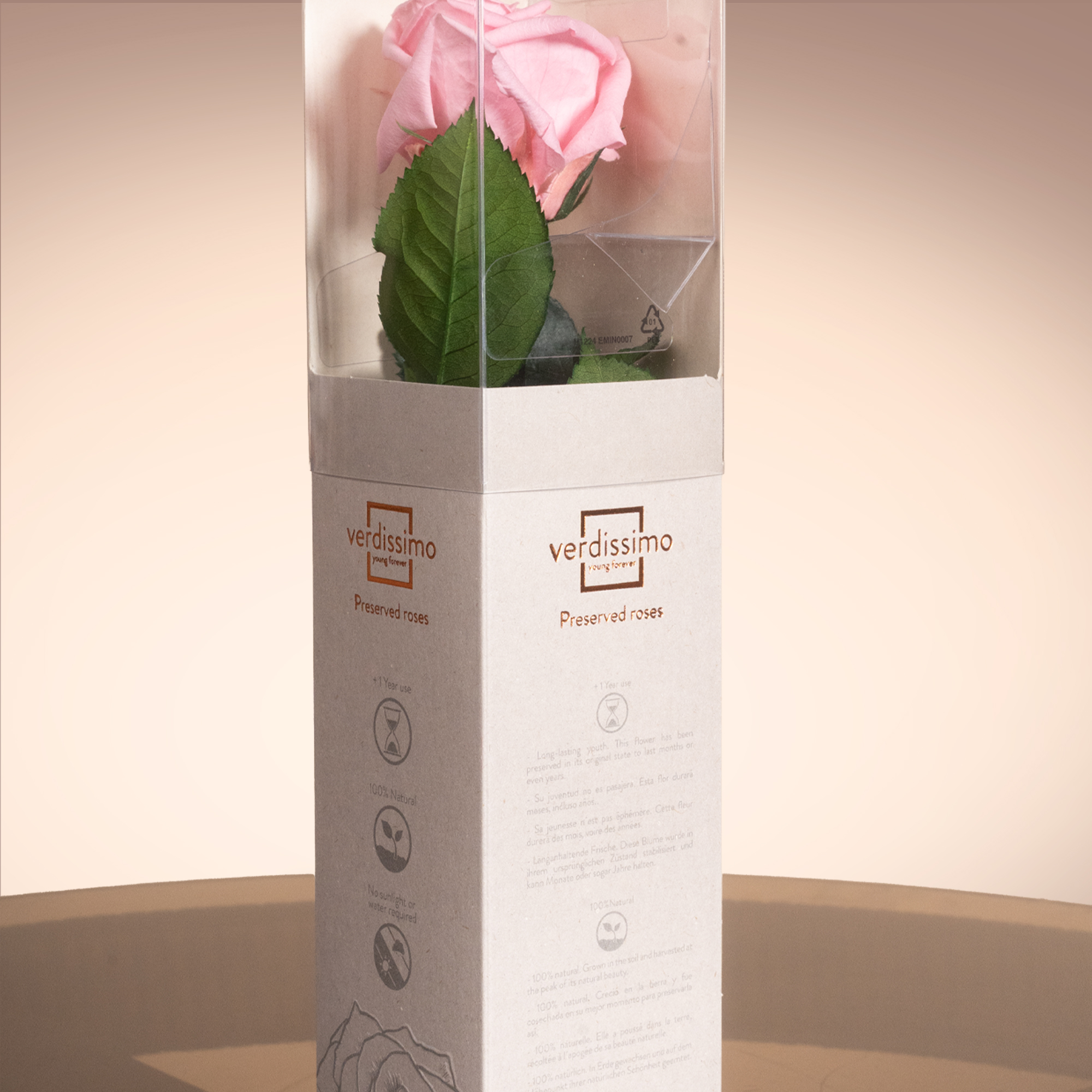 Pink Forever Preserved Rose