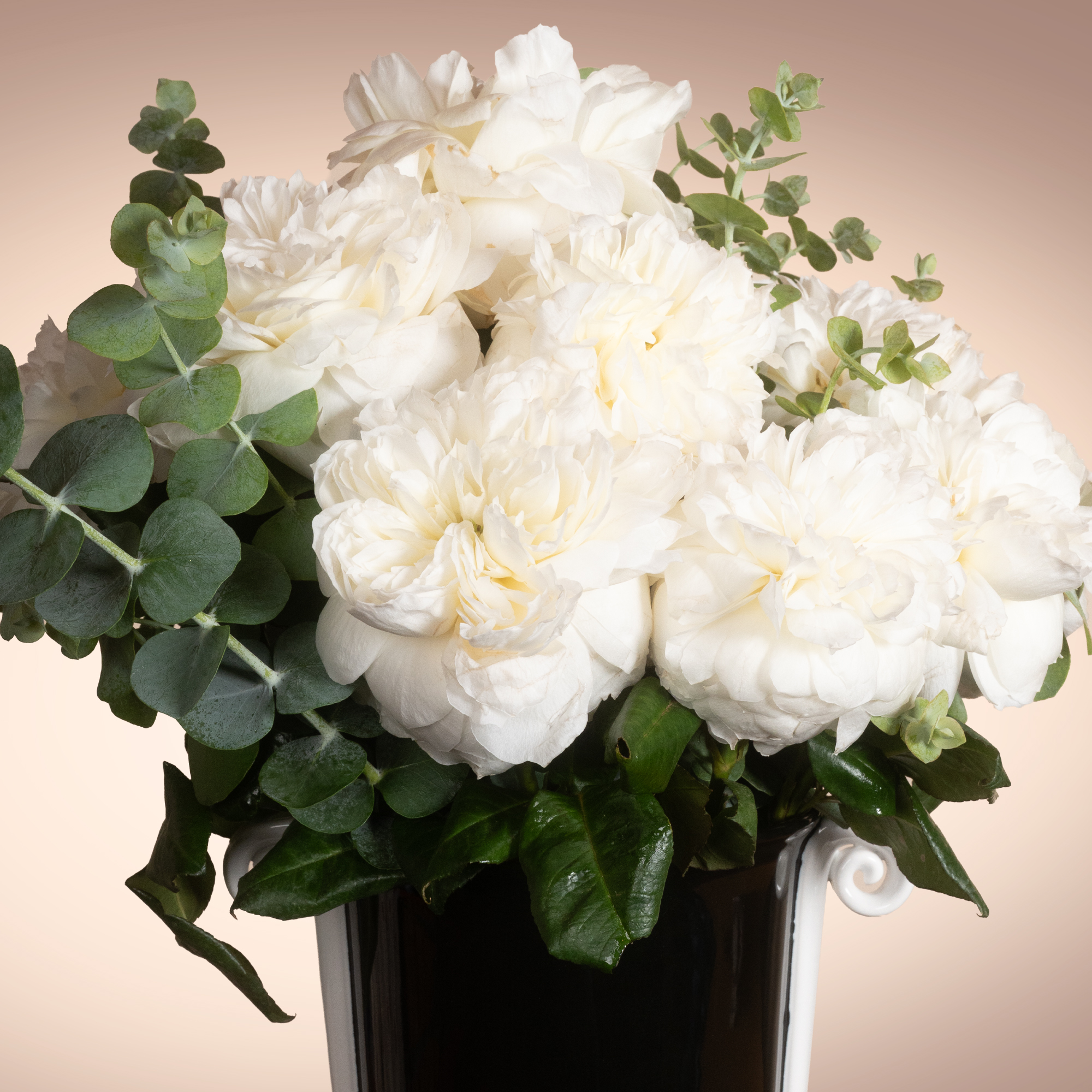 Pure White Flowers Vase