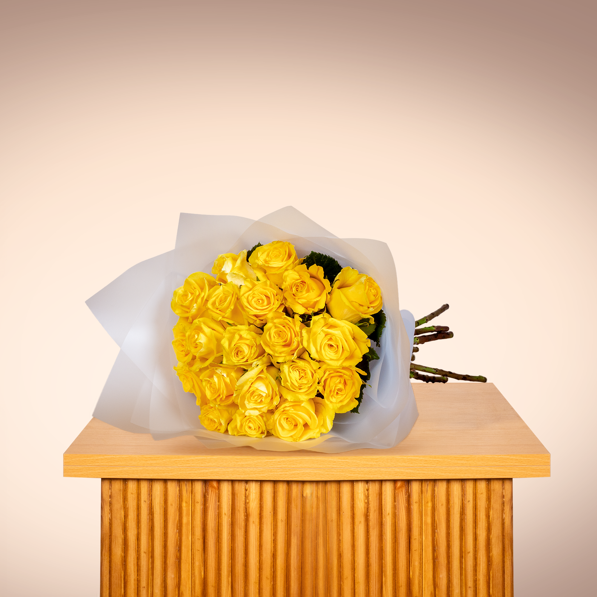 Sunshine Smile Rose Bouquet