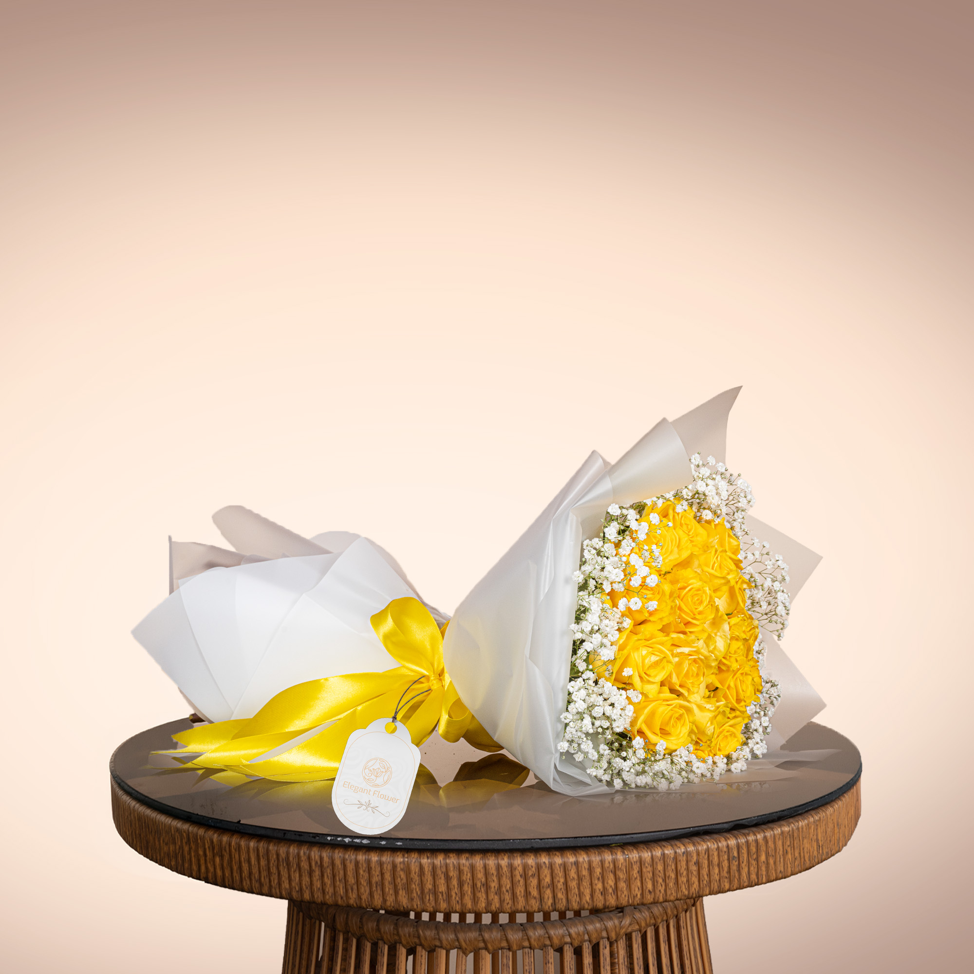 Sunny Friendship Rose Bouquet